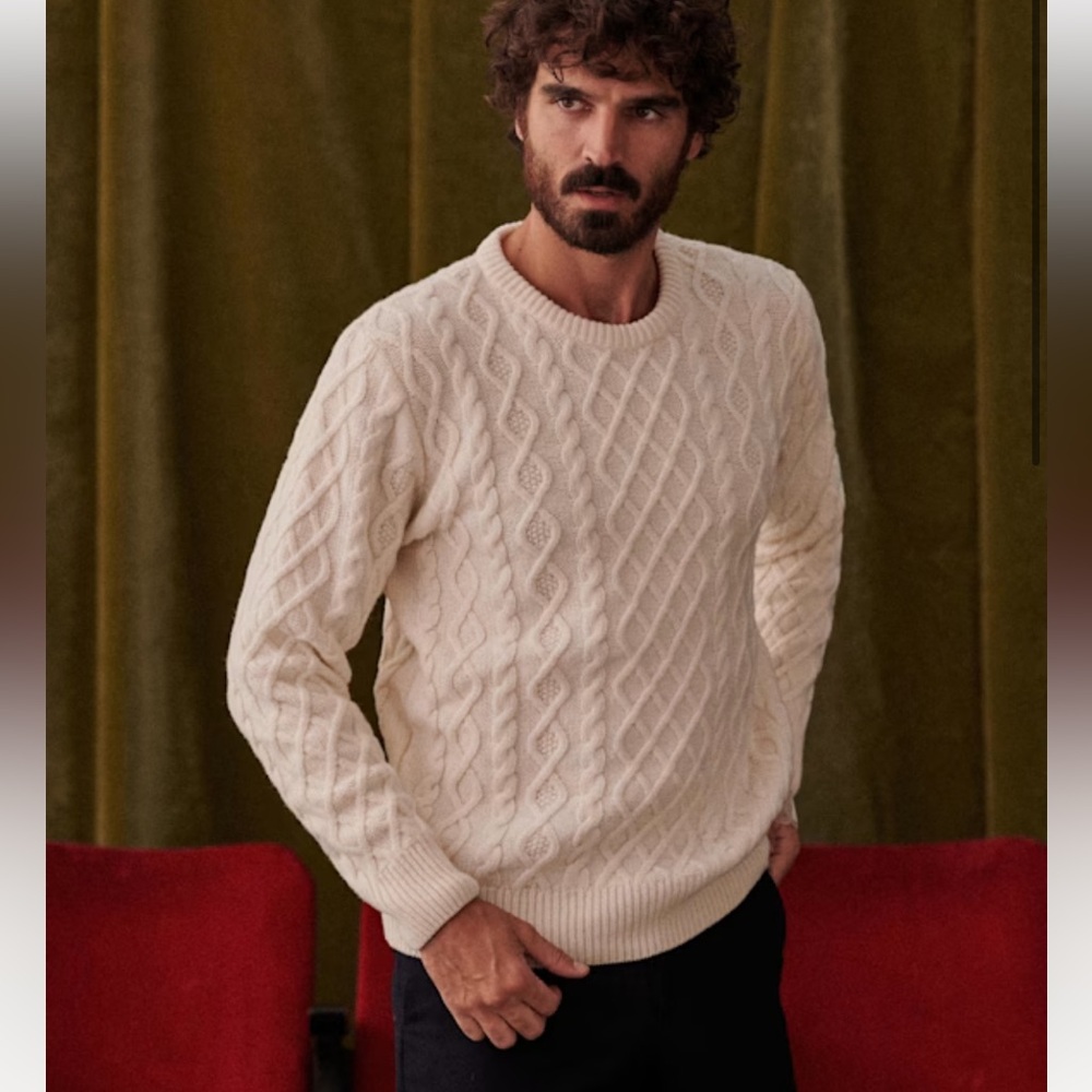 Octobre editions/Sezane Oliver Sweater 100% Merino Wool Made in Portugal XS - Picture 8 of 9